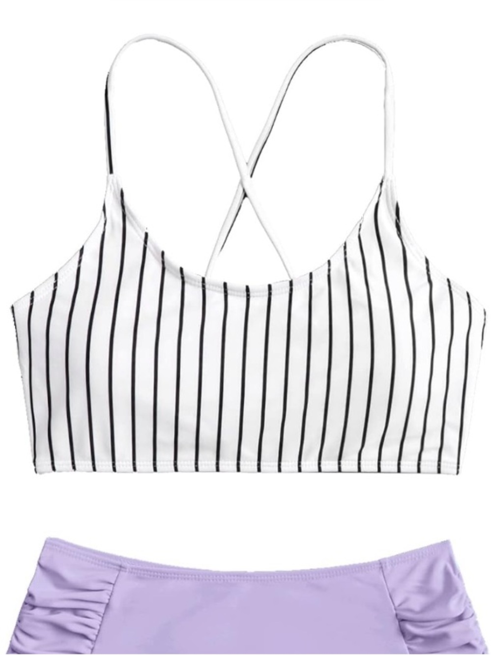 Striped Swim Top